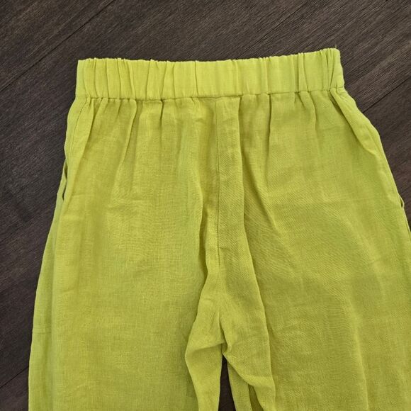 Bize linen cropped pants size 1 M - Picture 9 of 9